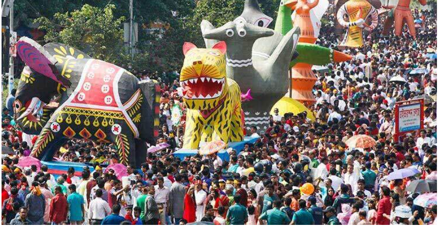 আনন্দ শোভাযাত্রা শুরু সকাল ৯টায়