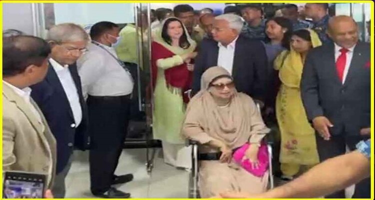 চার মাস পর দেশের মাটিতে খালেদা জিয়া