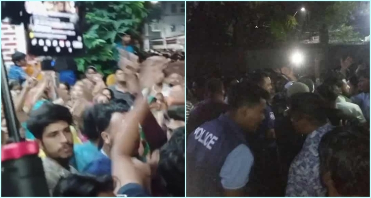 মধ্যরাতে আইভীর বাসায় অভিযান, অবরুদ্ধ পুলিশ