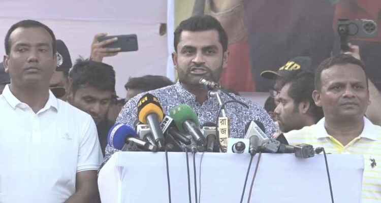 বিএনপির সমাবেশে গিয়ে তামিম বললেন, ‘আই অ্যাম ভেরি ভেরি হ্যাপি’