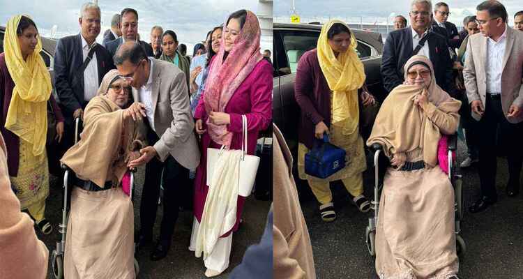 বিদায় বেলায় মা-ছেলের আবেগঘন মুহূর্ত