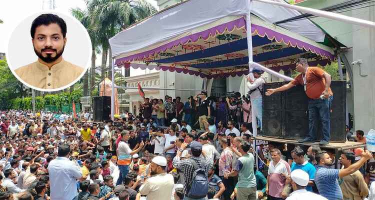 এবার ঢাকা অচলের ঘোষণা, আন্দোলনে নগর ভবনের কর্মচারীরাও