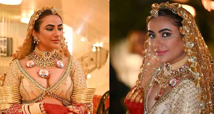 মোদির ছবি ঝোলানো নেকলেস পরে কানের মঞ্চে অভিনেত্রী