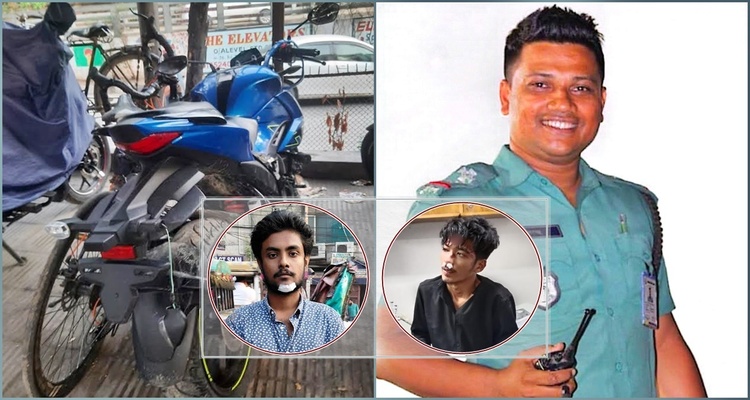 সিগন্যাল দেওয়ায় সার্জেন্টের ওপর বাইক তুলে দিলেন বিশ্ববিদ্যালয় ছাত্র
