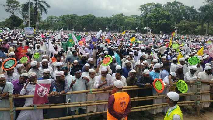 সোহরাওয়ার্দী উদ্যান যেন জনসমুদ্র