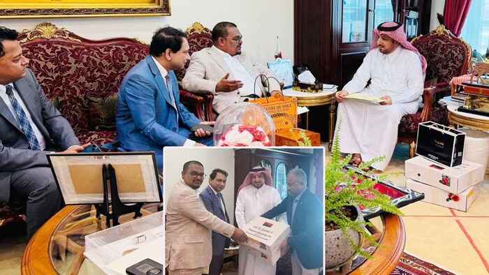 কাতারের আমির ও প্রধানমন্ত্রীর জন্য মৌসুমি ফল পাঠালেন খালেদা জিয়া