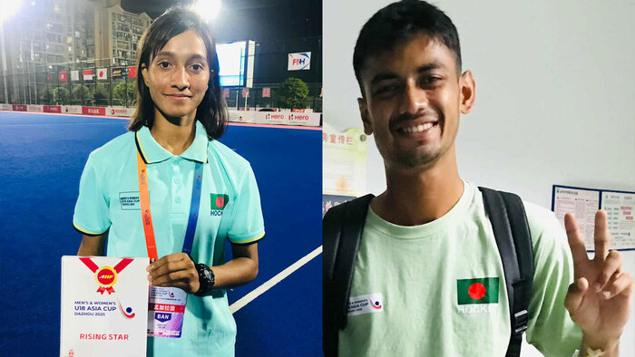 এশিয়া কাপে সেরা গোলরক্ষক ও উদীয়মান তারকা বাংলাদেশের