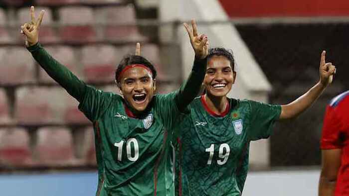 শেষ মুহূর্তের গোলে নাটকীয় জয় বাংলাদেশের