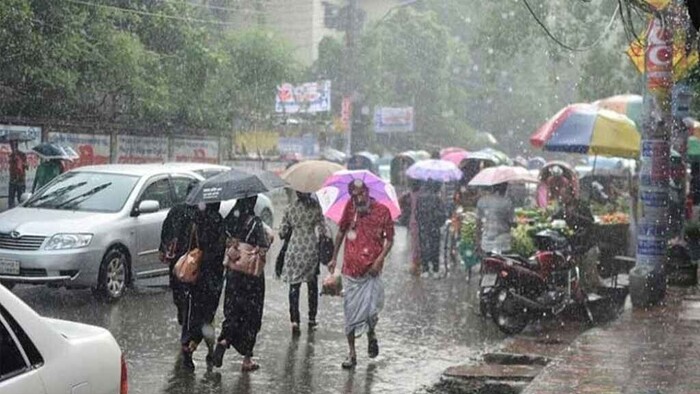 ঢাকায় ২৪ ঘণ্টায় ৪৫ মিলিমিটার বৃষ্টি, যেমন থাকবে আবহাওয়া