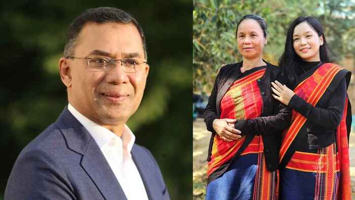 ফুটবলার ঋতুপর্ণা চাকমার ক্যানসার আক্রান্ত মায়ের পাশে তারেক রহমান