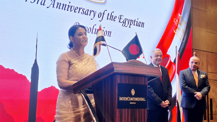 বাংলাদেশে বিনিয়োগ বাড়াতে মিশরীয় উদ্যোক্তাদের আমন্ত্রণ পরিবেশ উপদেষ্টার