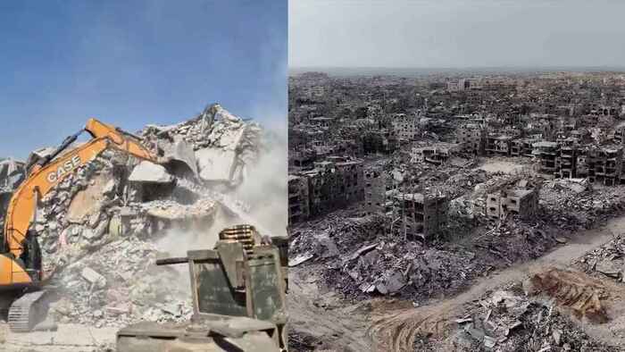 গাজায় হাজার হাজার ভবন পরিকল্পিতভাবে গুঁড়িয়ে দিচ্ছে ইসরায়েল