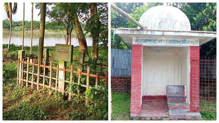 মধুমতির ভাঙনে বিলীনের পথে প্রাচীনতম ঈদগাহ-কবরস্থান