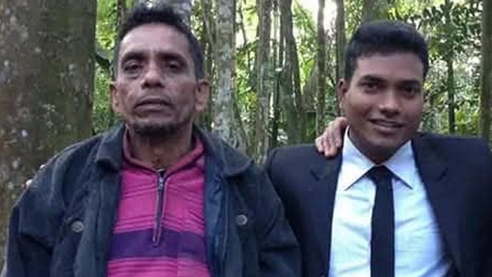 র‍্যাবের গুলিতে পা হারানো লিমনের বাবাকে মারধর