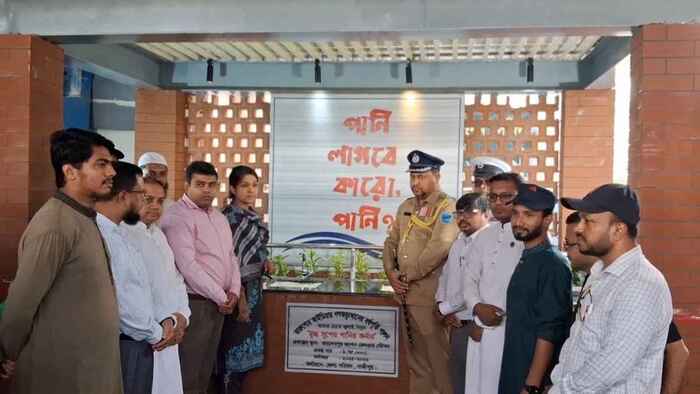 গাজীপুর রেলওয়ে জংশনে ‘মুগ্ধ সুপেয় পানি’ কর্নার
