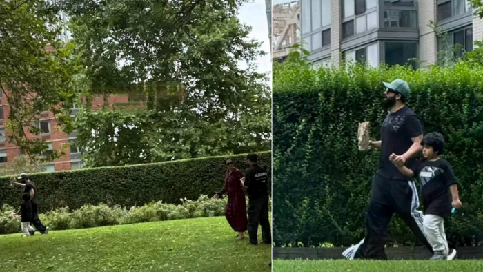 আমেরিকায় ছেলের হাত ধরে ঘুরে বেড়াচ্ছেন শাকিব-বুবলী