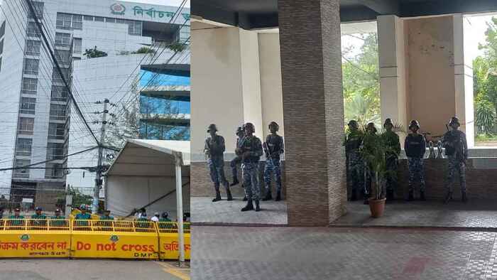 সীমানার দাবি-আপত্তির শুনানি শুরু, নিরাপত্তা জোরদার ইসির