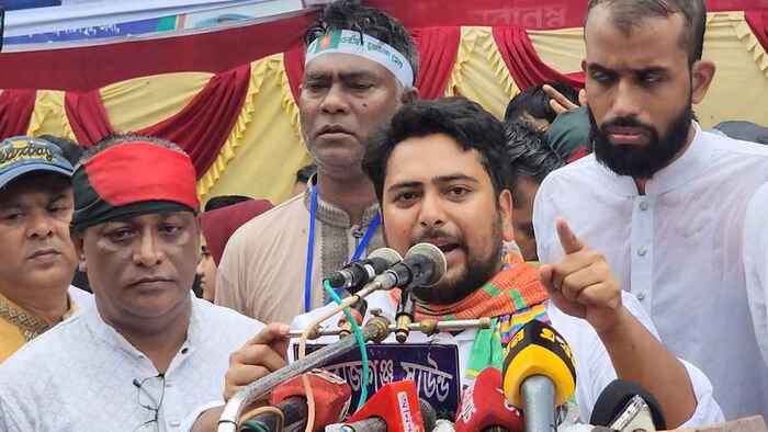 এক দফার প্রকৃত ঘোষক দেশের জনগণ: নাহিদ