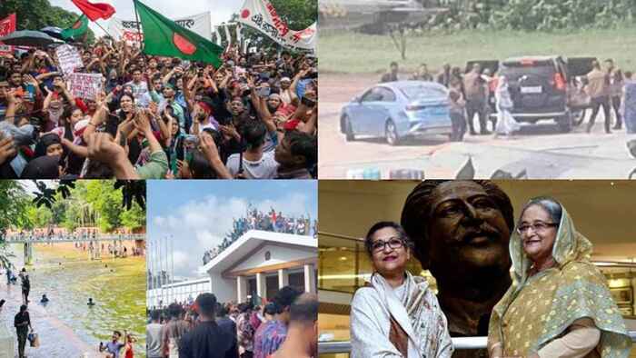 ৩৬ জুলাইয়ের গণঅভ্যুত্থানে পতন হয় শেখ হাসিনার স্বৈরশাসনের