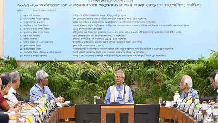 একনেকে ৮ হাজার ৩৩৩ কোটি টাকার ১৩ প্রকল্প অনুমোদন