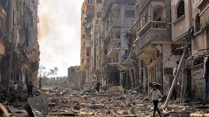 গাজার আরেক বহুতল ভবন ধ্বংস, নিহত ৬৫