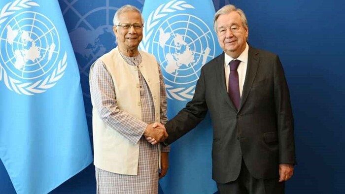 বাংলাদেশের গণতান্ত্রিক উত্তরণে পূর্ণ সমর্থনের অঙ্গীকার জাতিসংঘ মহাসচিবের