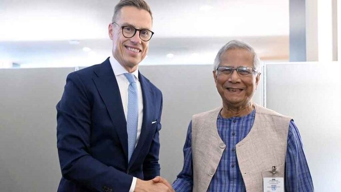 ফিনল্যান্ডের প্রেসিডেন্টের সঙ্গে প্রধান উপদেষ্টার বৈঠক