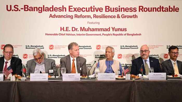 মার্কিন কোম্পানিগুলোকে বাংলাদেশে আরও বিনিয়োগের আহ্বান প্রধান উপদেষ্টার
