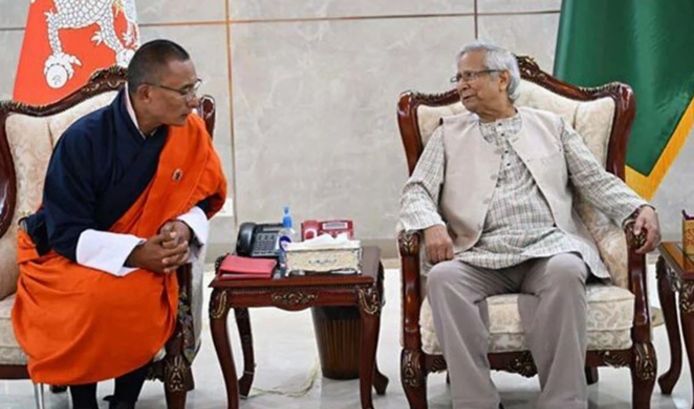 প্রধান উপদেষ্টার সঙ্গে ভুটানের প্রধানমন্ত্রীর বৈঠক
